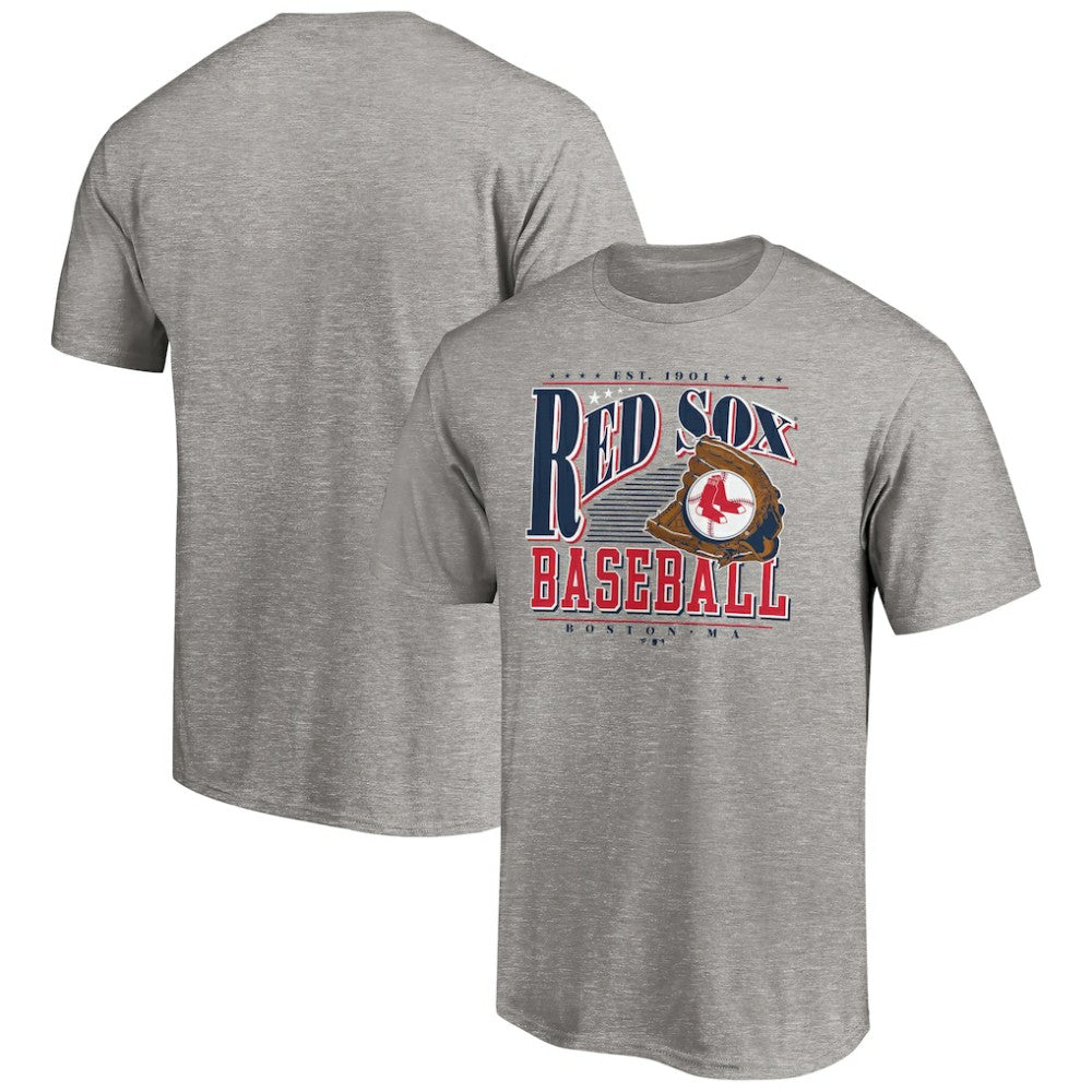 Boston Red Sox Cooperstown Collection Winning Time T-Shirt - Heather Gray - MLB Online