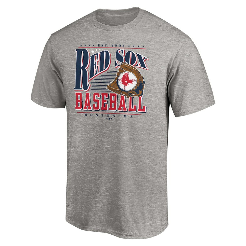 Boston Red Sox Cooperstown Collection Winning Time T-Shirt - Heather Gray - MLB Online