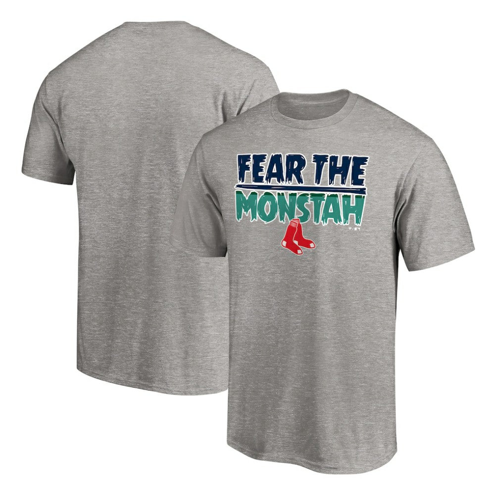Boston Red Sox Team Heater T-Shirt - Heather Gray - MLB Discount
