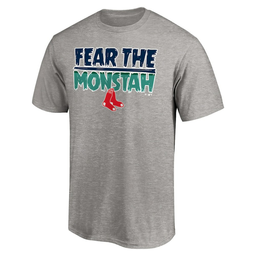 Boston Red Sox Team Heater T-Shirt - Heather Gray - MLB Discount