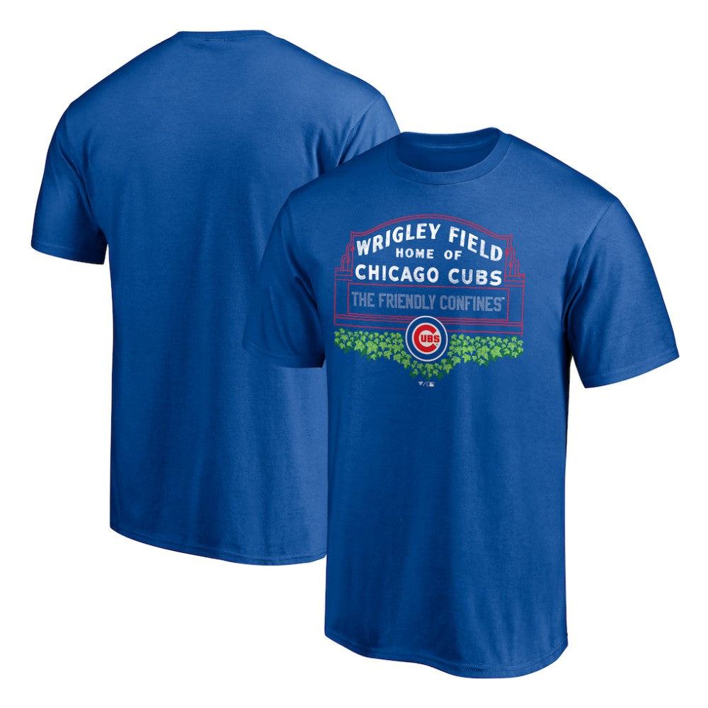 Chicago Cubs Wrigley Field Long Ball T-Shirt - Royal - MLB Discount