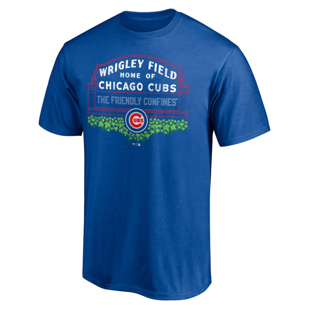 Chicago Cubs Wrigley Field Long Ball T-Shirt - Royal - MLB Discount