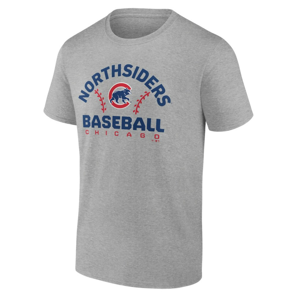 Chicago Cubs Team Go For Two T-Shirt - Heather Gray - MLB on Sale