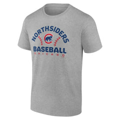 Chicago Cubs Team Go For Two T-Shirt - Heather Gray - MLB on Sale
