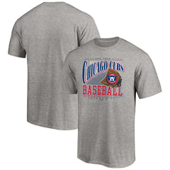 Chicago Cubs Cooperstown Collection Winning Time T-Shirt - Heather Gray - MLB Discount