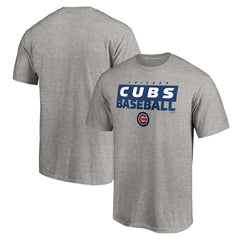 Chicago Cubs Gain Ground T-Shirt - Heather Gray - MLB Discount