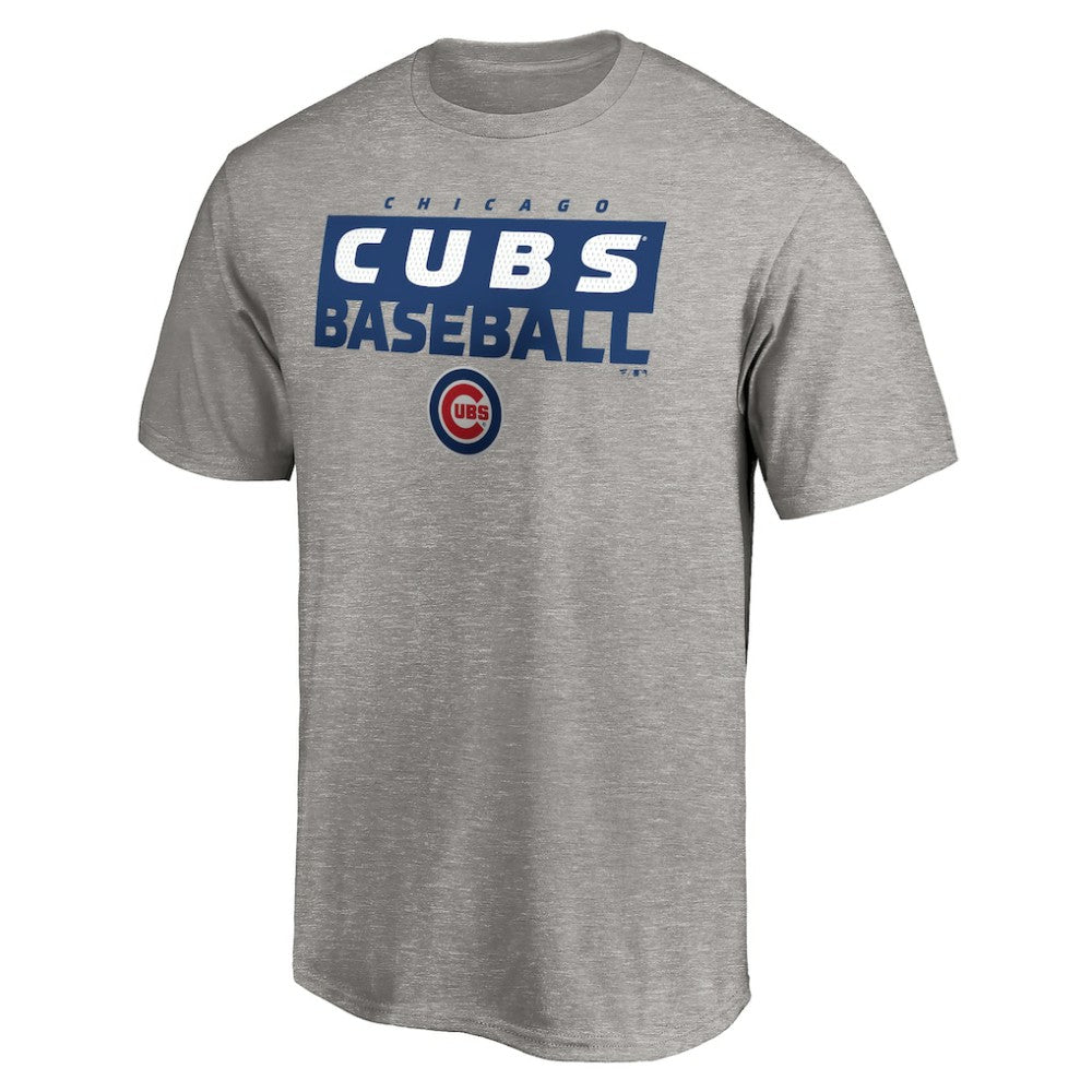Chicago Cubs Gain Ground T-Shirt - Heather Gray - MLB Discount