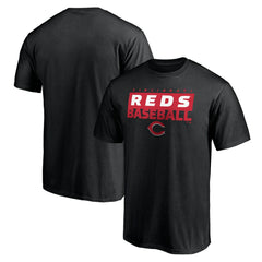 Cincinnati Reds Gain Ground T-Shirt - Black - MLB Discount