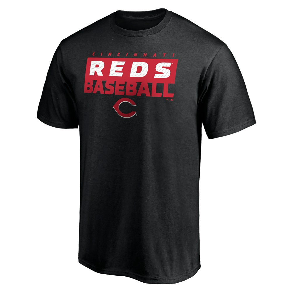 Cincinnati Reds Gain Ground T-Shirt - Black - MLB Discount