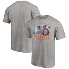 Detroit Tigers Cooperstown Collection Winning Time T-Shirt - Heather Gray - MLB Sale
