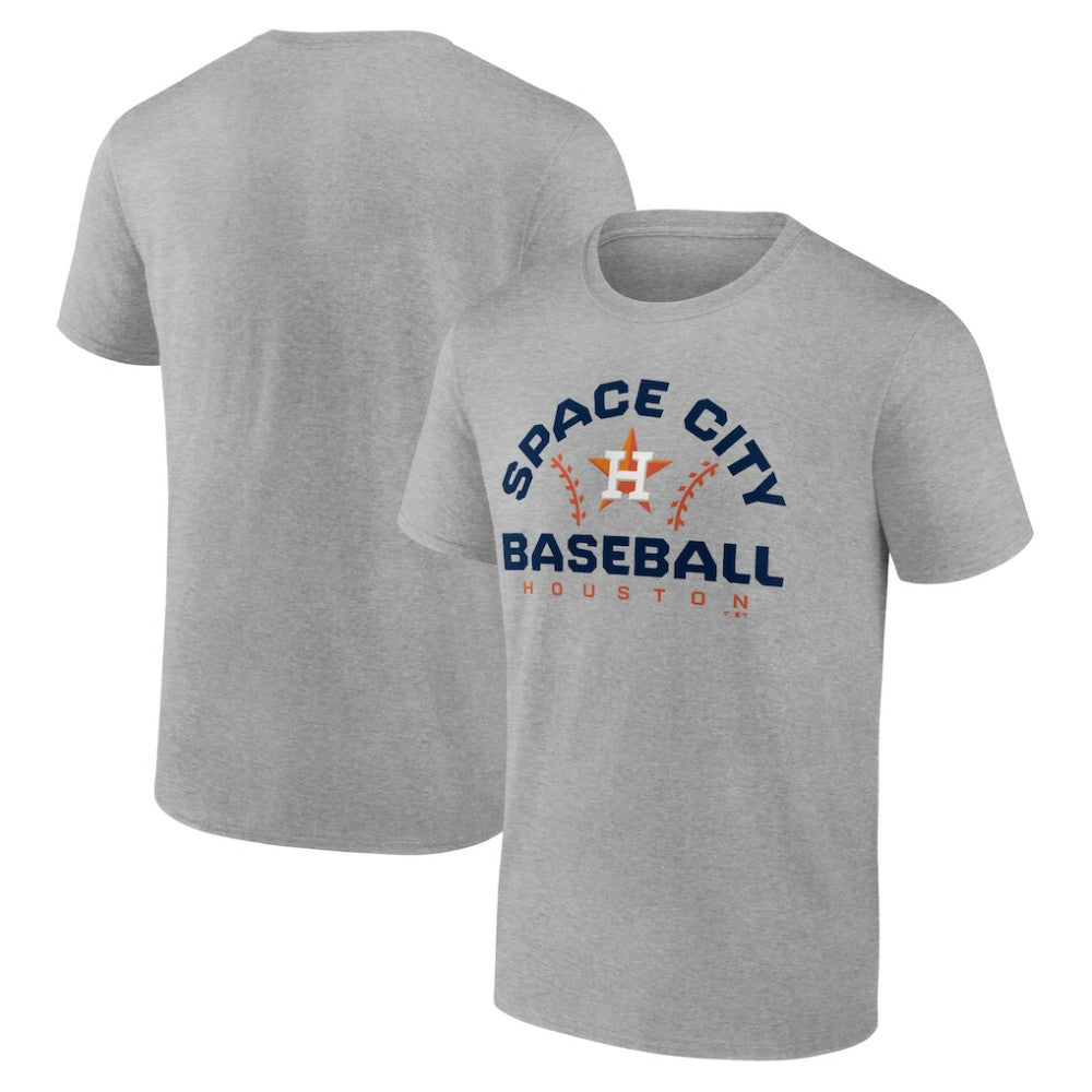 Houston Astros Team Go For Two T-Shirt - Heather Gray - MLB Discount