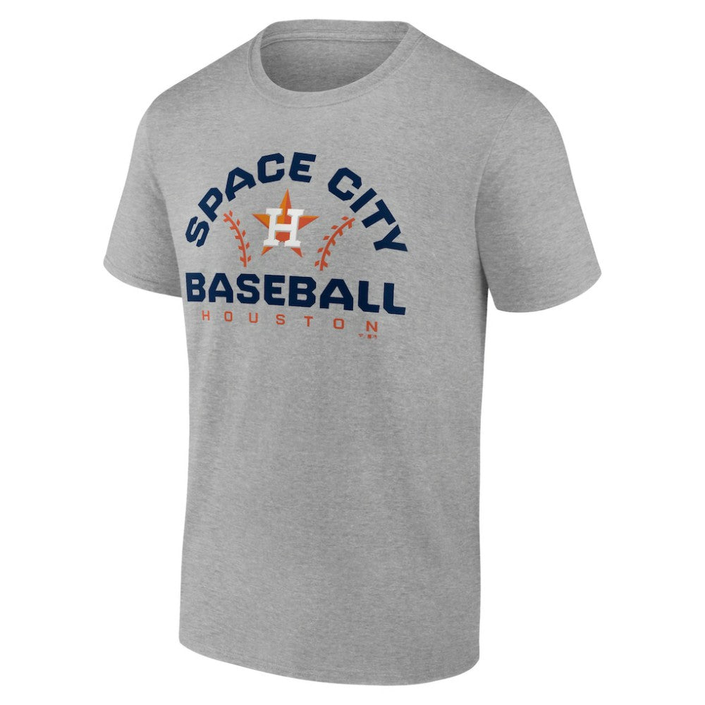 Houston Astros Team Go For Two T-Shirt - Heather Gray - MLB Discount