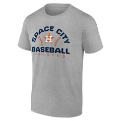 Houston Astros Team Go For Two T-Shirt - Heather Gray - MLB Discount