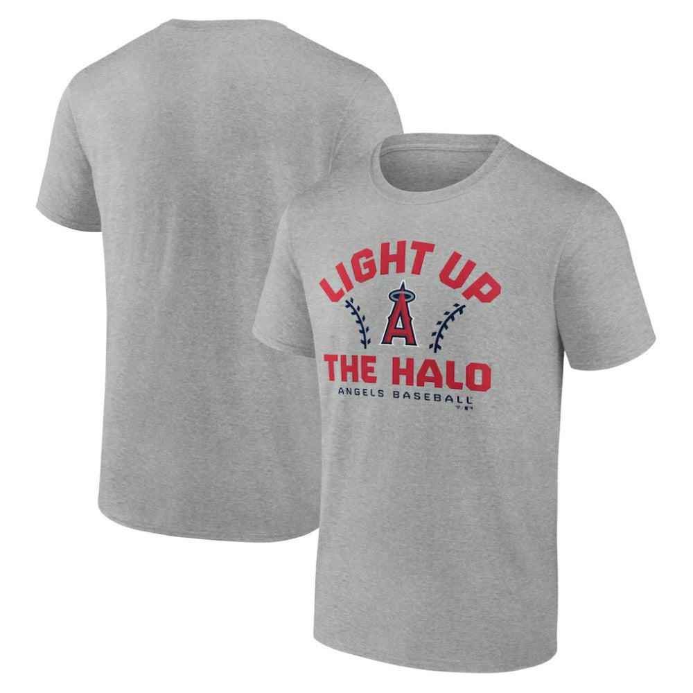 Los Angeles Angels Team Go For Two T-Shirt - Heather Gray - MLB Lifestyle