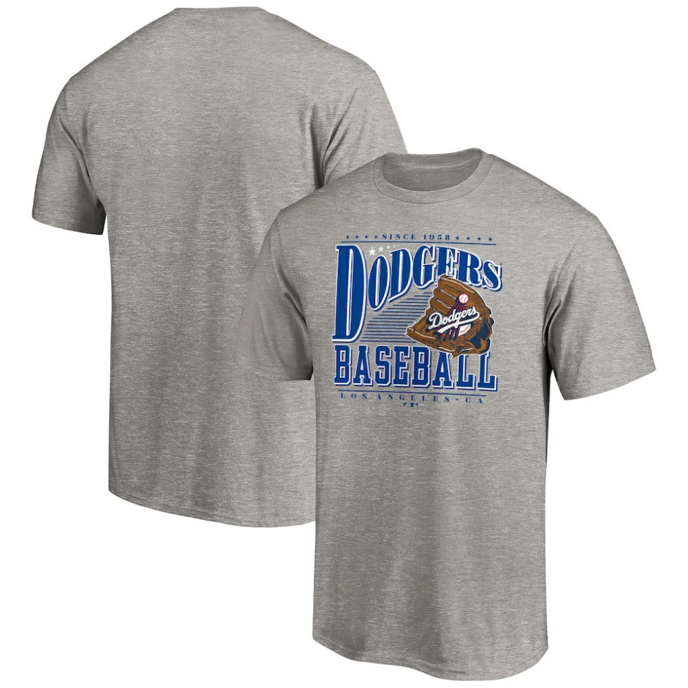 Los Angeles Dodgers Cooperstown Collection Winning Time T-Shirt - Heather Gray - MLB Online