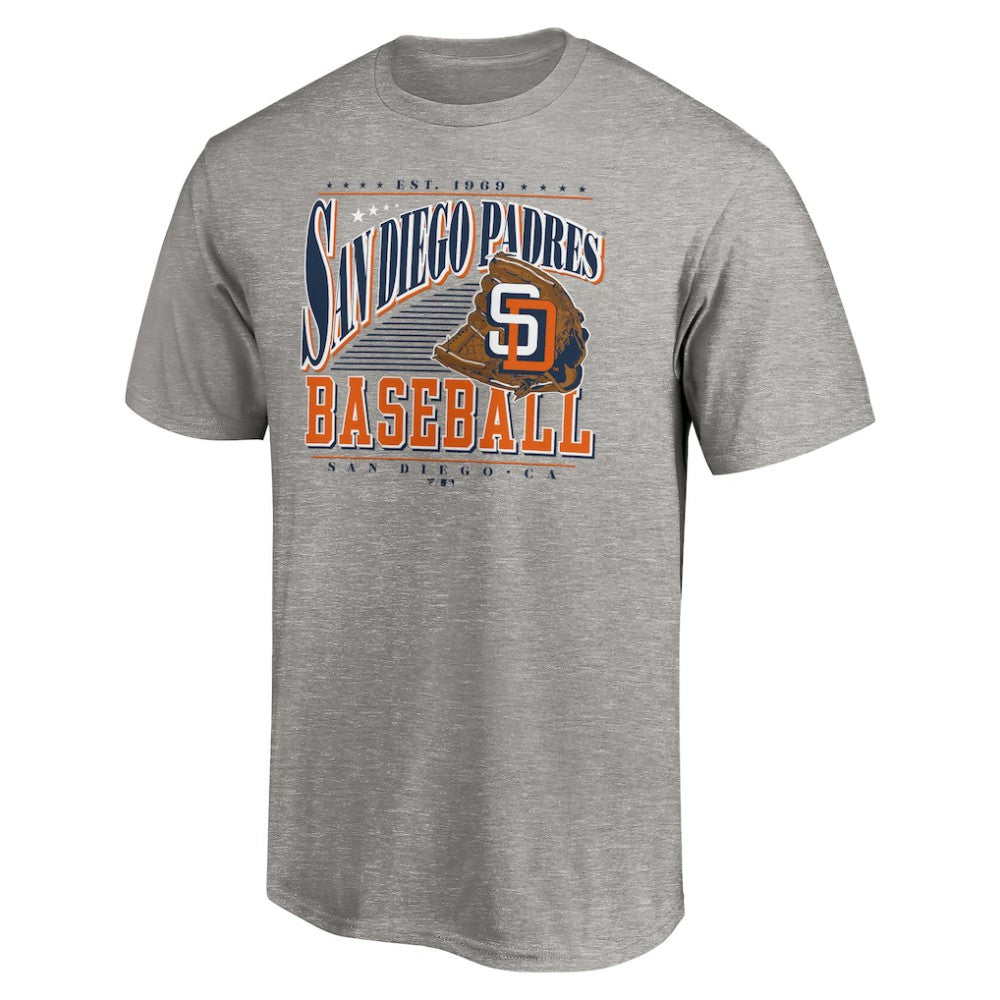 San Diego Padres Cooperstown Collection Winning Time T-Shirt - Heather Gray - MLB Online
