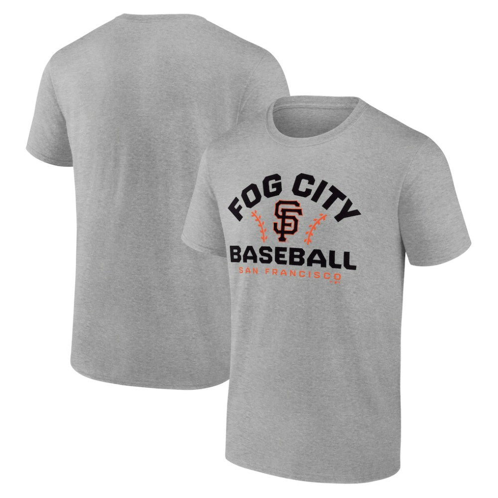 San Francisco Giants Team Go For Two T-Shirt - Heather Gray - MLB Sale