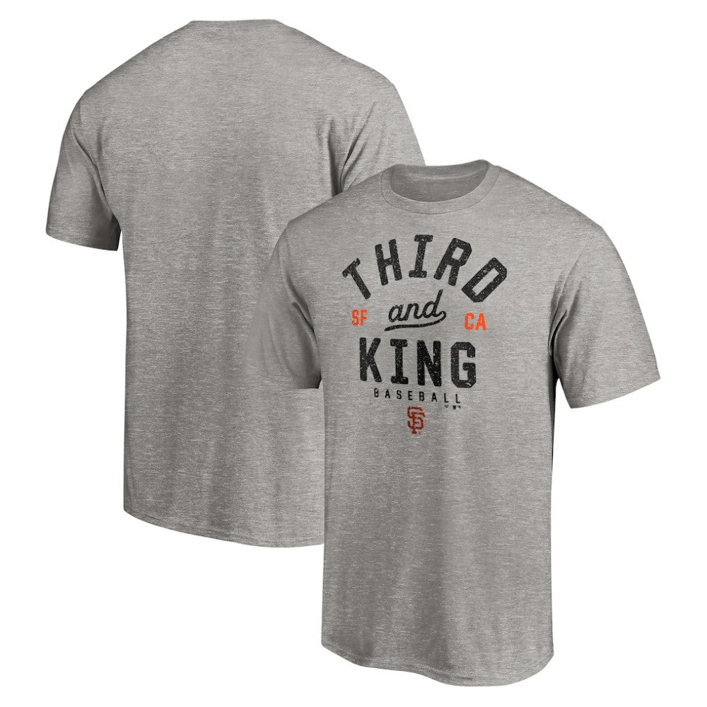 San Francisco Giants Heater T-Shirt - Heather Gray - MLB Online
