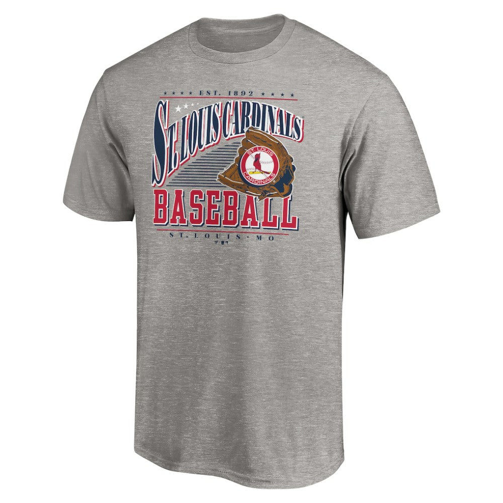 St. Louis Cardinals Cooperstown Collection Winning Time T-Shirt - Heather Gray - MLB on Sale