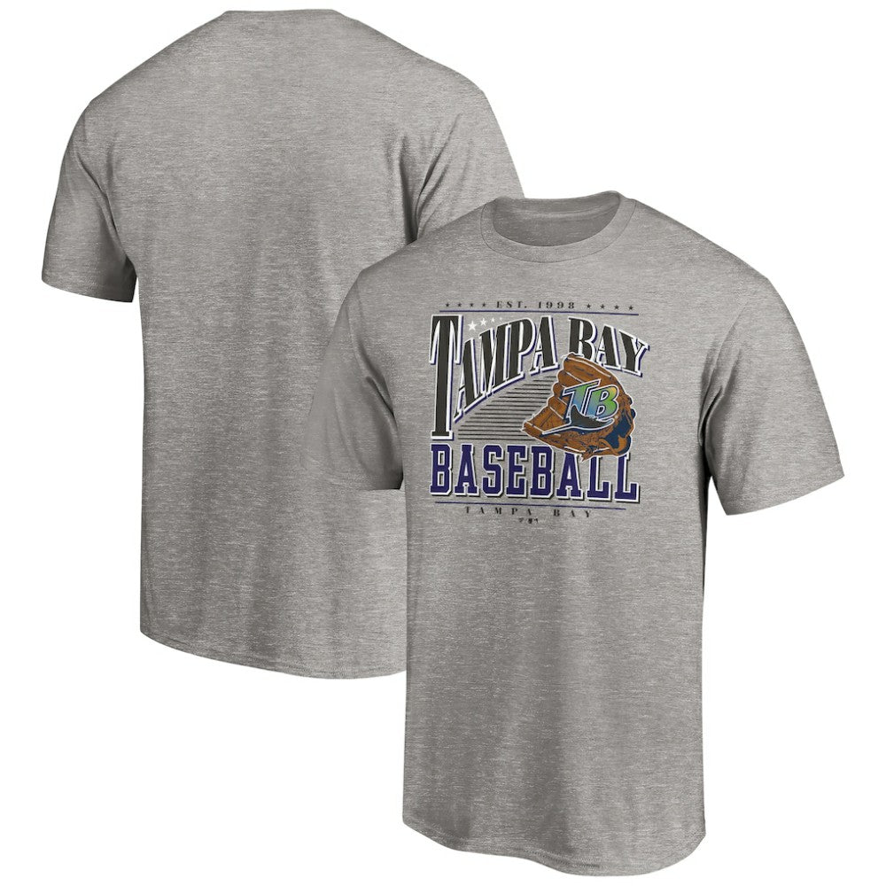 Tampa Bay Rays Cooperstown Collection Winning Time T-Shirt - Heather Gray - MLB Sale