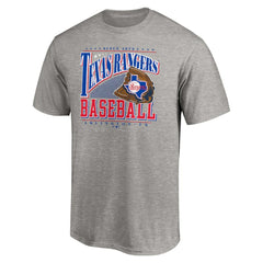Texas Rangers Cooperstown Collection Winning Time T-Shirt - Heather Gray - MLB Discount