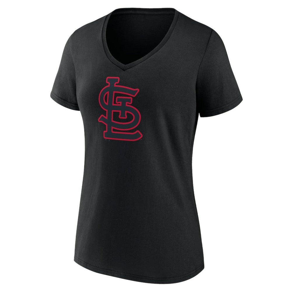 St. Louis Cardinals Women's Rough Diamond V-Neck T-Shirt - Black - MLB on Sale