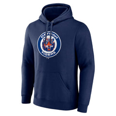 Detroit Tigers Cooperstown Collection Pullover Hoodie - Navy - MLB Lifestyle