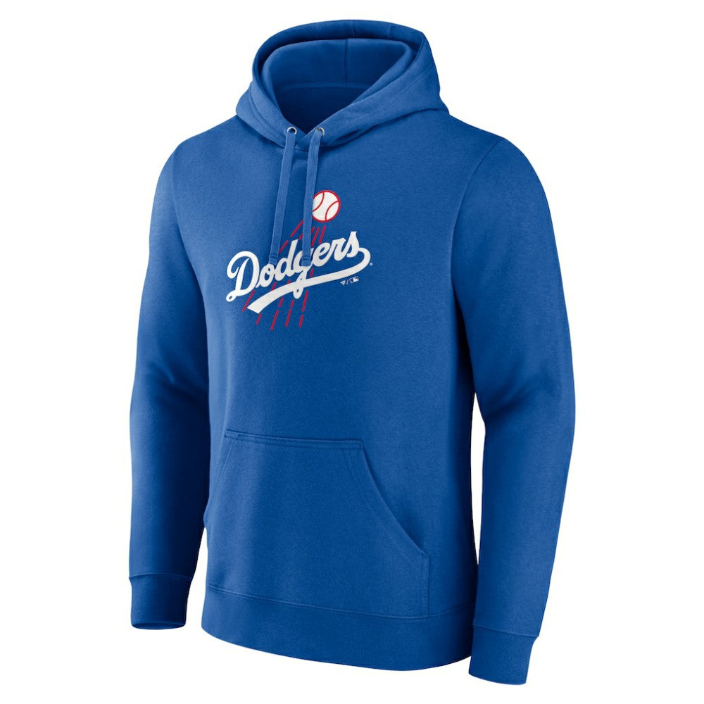 Los Angeles Dodgers Cooperstown Collection Pullover Hoodie - Royal - MLB Lifestyle
