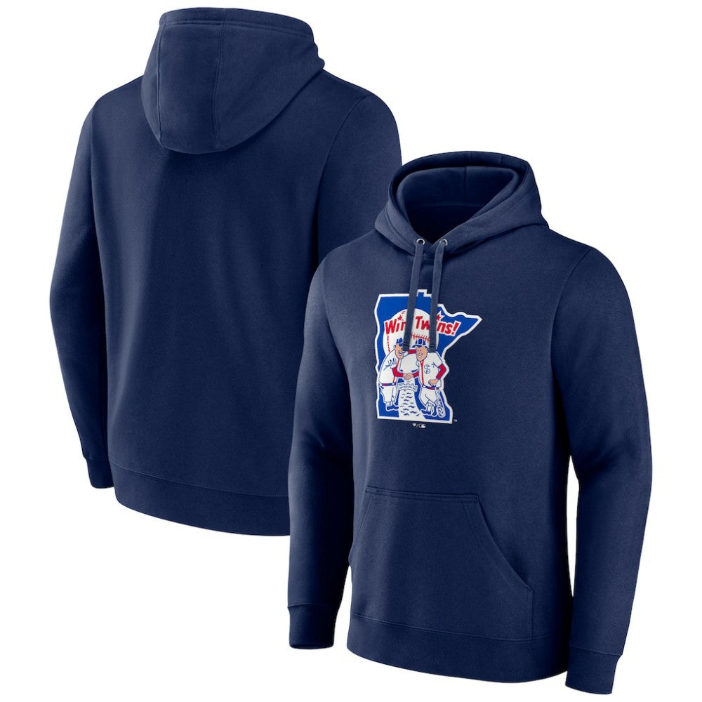 Minnesota Twins Cooperstown Collection Pullover Hoodie - Navy - MLB on Sale