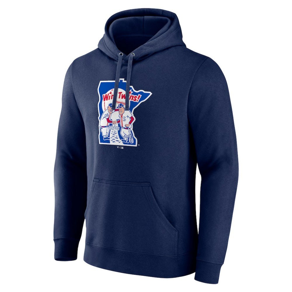 Minnesota Twins Cooperstown Collection Pullover Hoodie - Navy - MLB on Sale