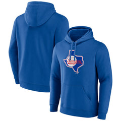 Texas Rangers Cooperstown Collection Pullover Hoodie - Royal - MLB Lifestyle