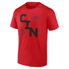 Cincinnati Reds Record Shattered T-Shirt - Red - MLB Sale