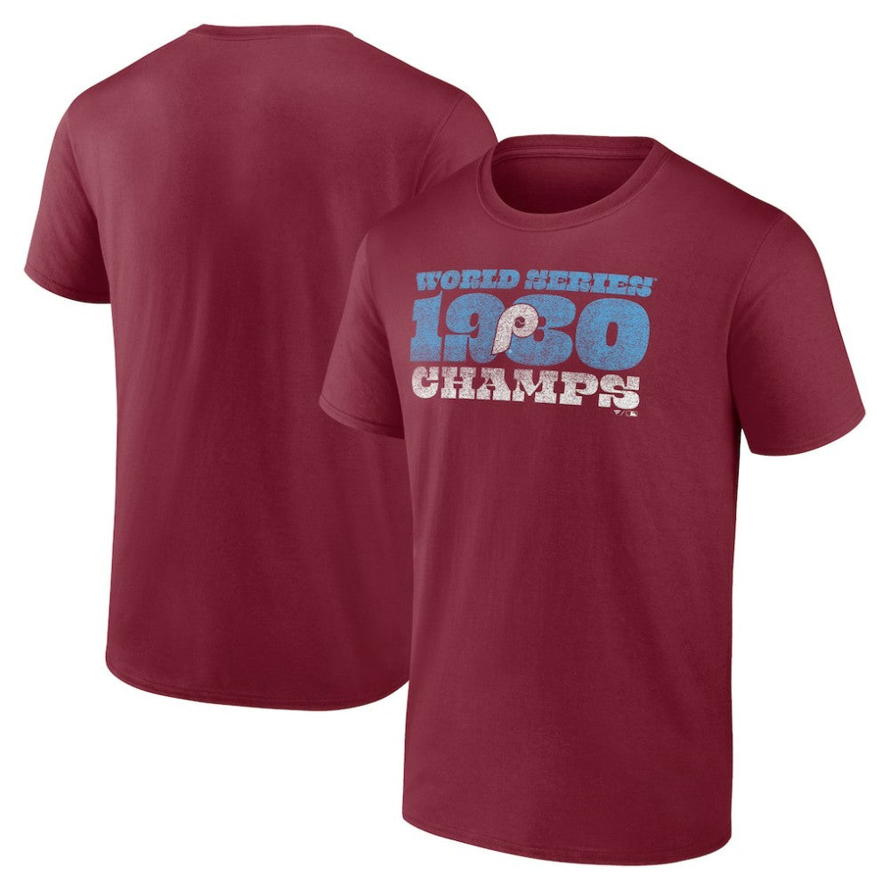 Philadelphia Phillies Cooperstown Collection Swing Away T-Shirt - Burgundy - MLB Sale