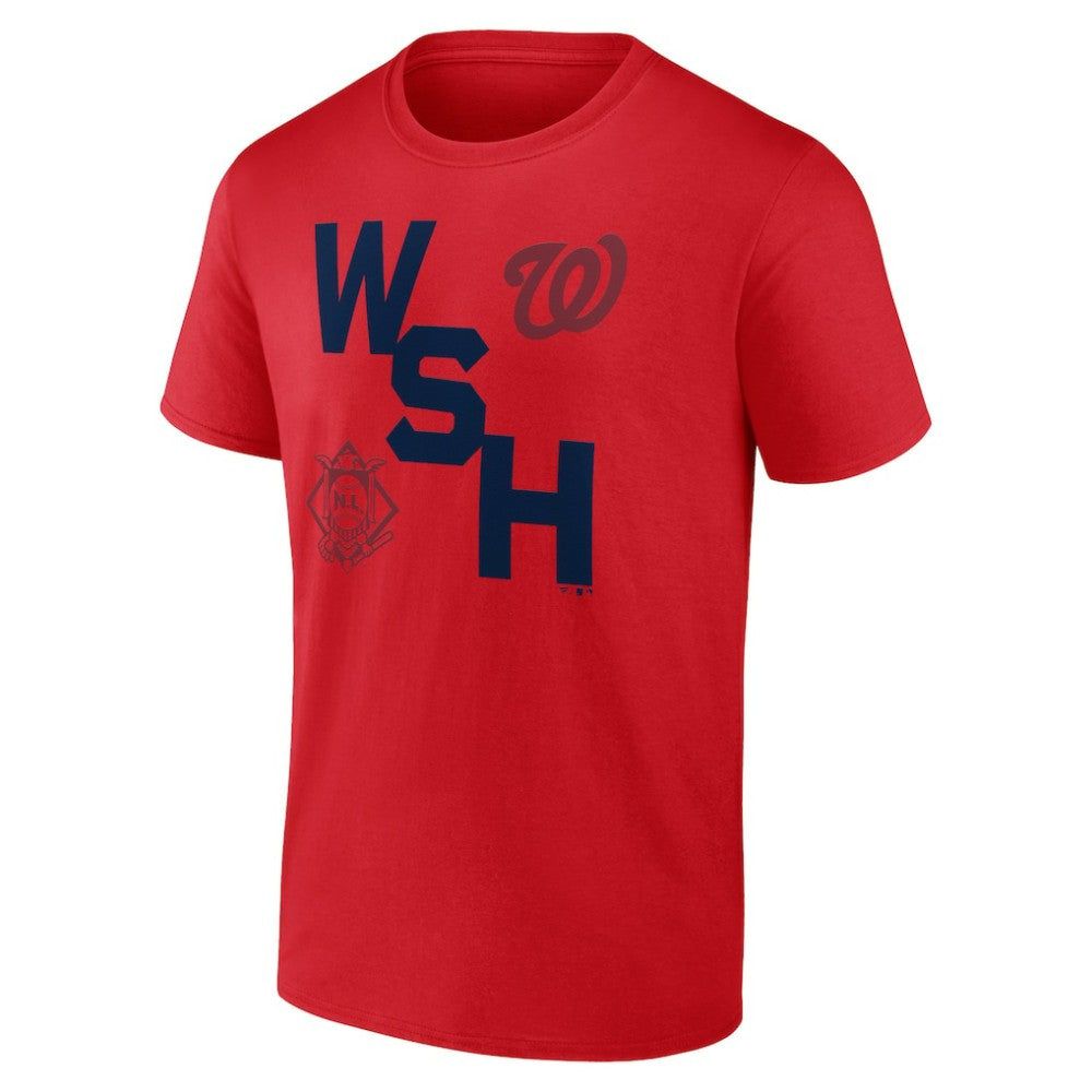 Washington Nationals Record Shattered T-Shirt - Red - MLB on Sale