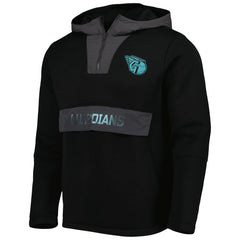 Cleveland Guardians Levelwear Ruckus Quarter-Zip Hoodie - Black - MLB Sale