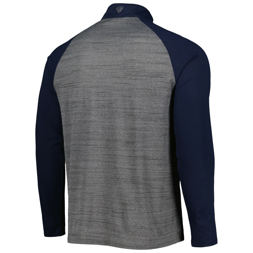 Cleveland Guardians Levelwear Vandal Raglan Quarter-Zip Top - Heather Gray - MLB on Sale