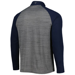 Cleveland Guardians Levelwear Vandal Raglan Quarter-Zip Top - Heather Gray - MLB on Sale