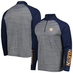 Houston Astros Levelwear Vandal Raglan Quarter-Zip Top - Heather Gray - MLB Online