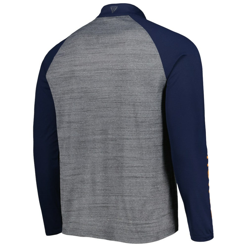 Houston Astros Levelwear Vandal Raglan Quarter-Zip Top - Heather Gray - MLB Online