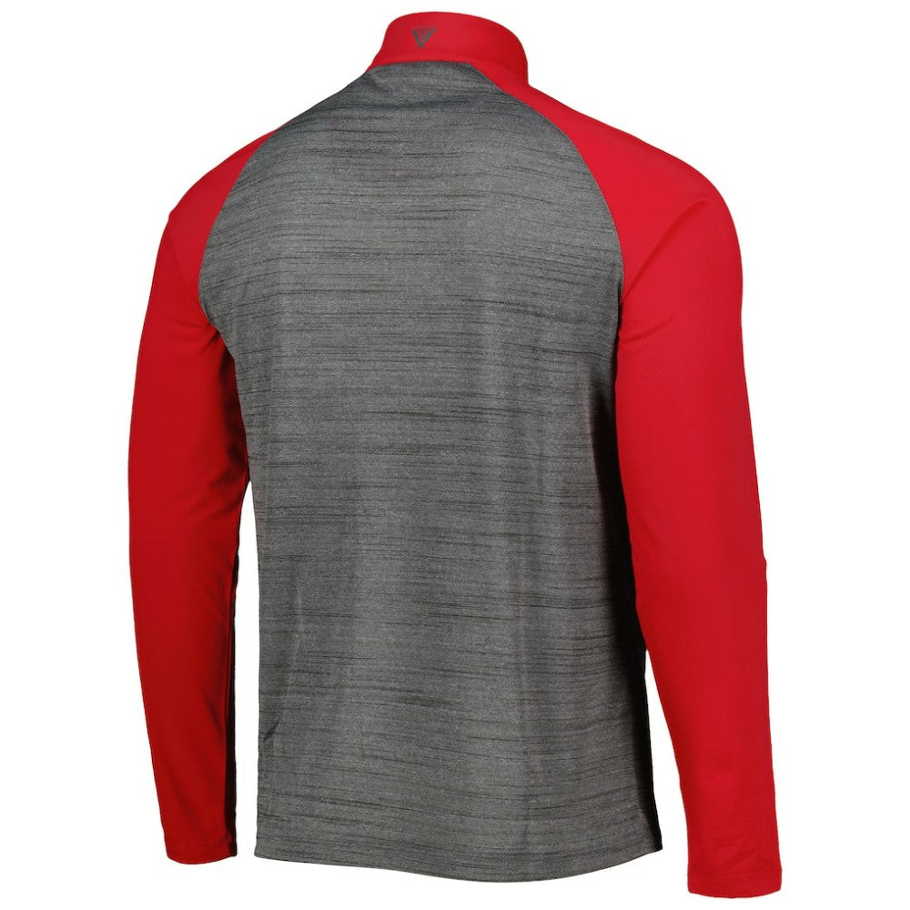 St. Louis Cardinals Levelwear Vandal Raglan Quarter-Zip Top - Heather Gray - MLB Online
