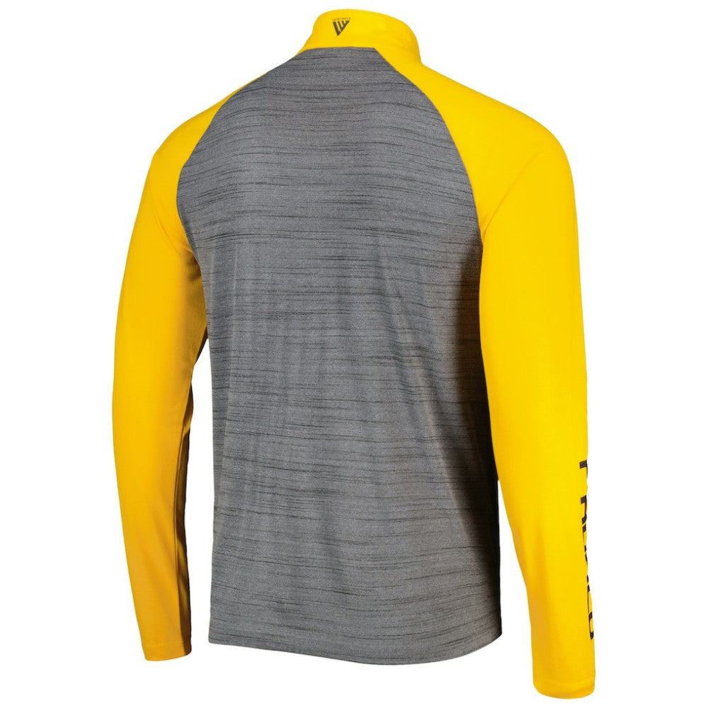 San Diego Padres Levelwear Vandal Raglan Quarter-Zip Top - Heather Gray - MLB Online