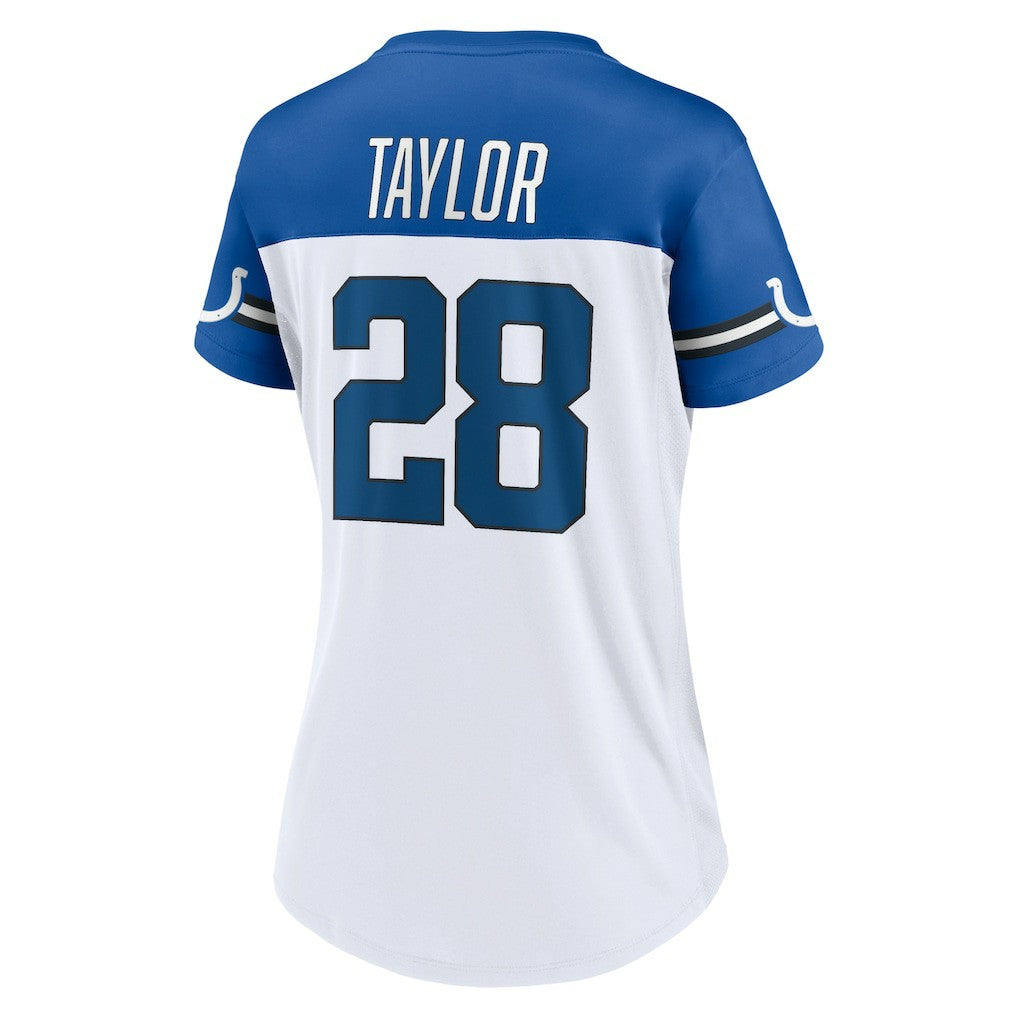Fanatics Jonathan Taylor Indianapolis Colts Women's Athena Name & Number V-Neck Top White