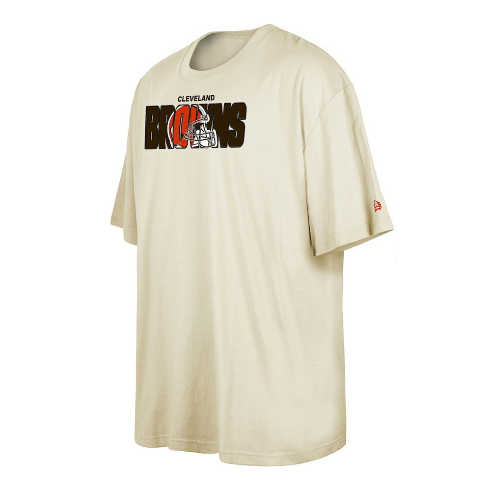 Cleveland Browns New Era 2023 NFL Draft Big & Tall T-Shirt Cream