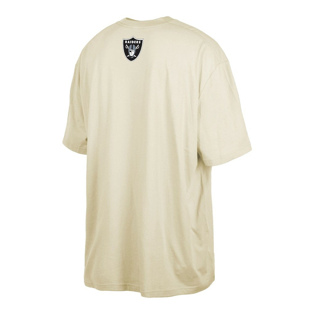 Las Vegas Raiders New Era 2023 NFL Draft Big & Tall T-Shirt Cream