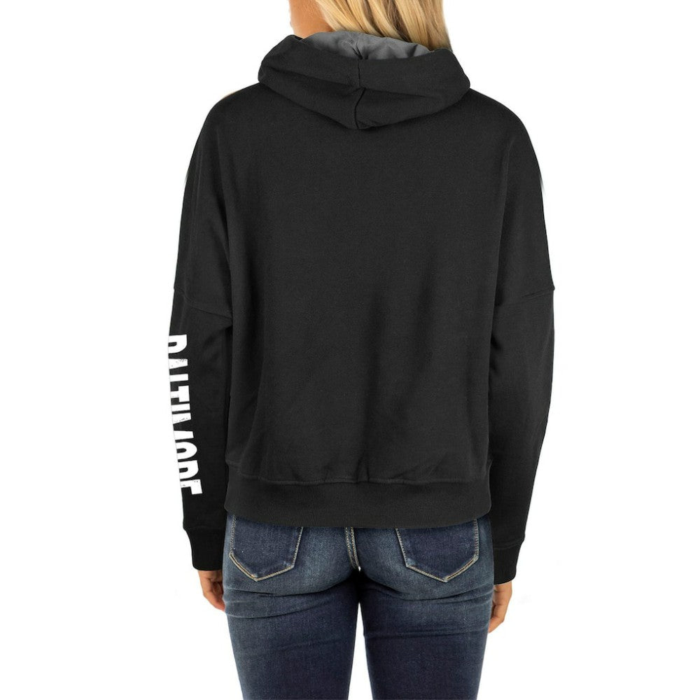 Baltimore Orioles New Era Women's City Connect Pullover Hoodie - Black - New Era Discount