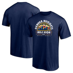 Denver Nuggets Push Ahead T-Shirt Navy