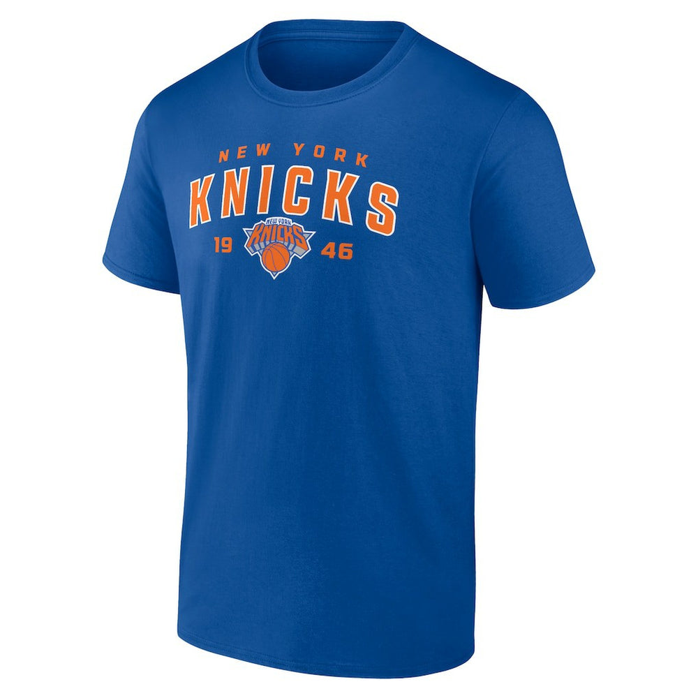 New York Knicks Rebel Logo T-Shirt Blue
