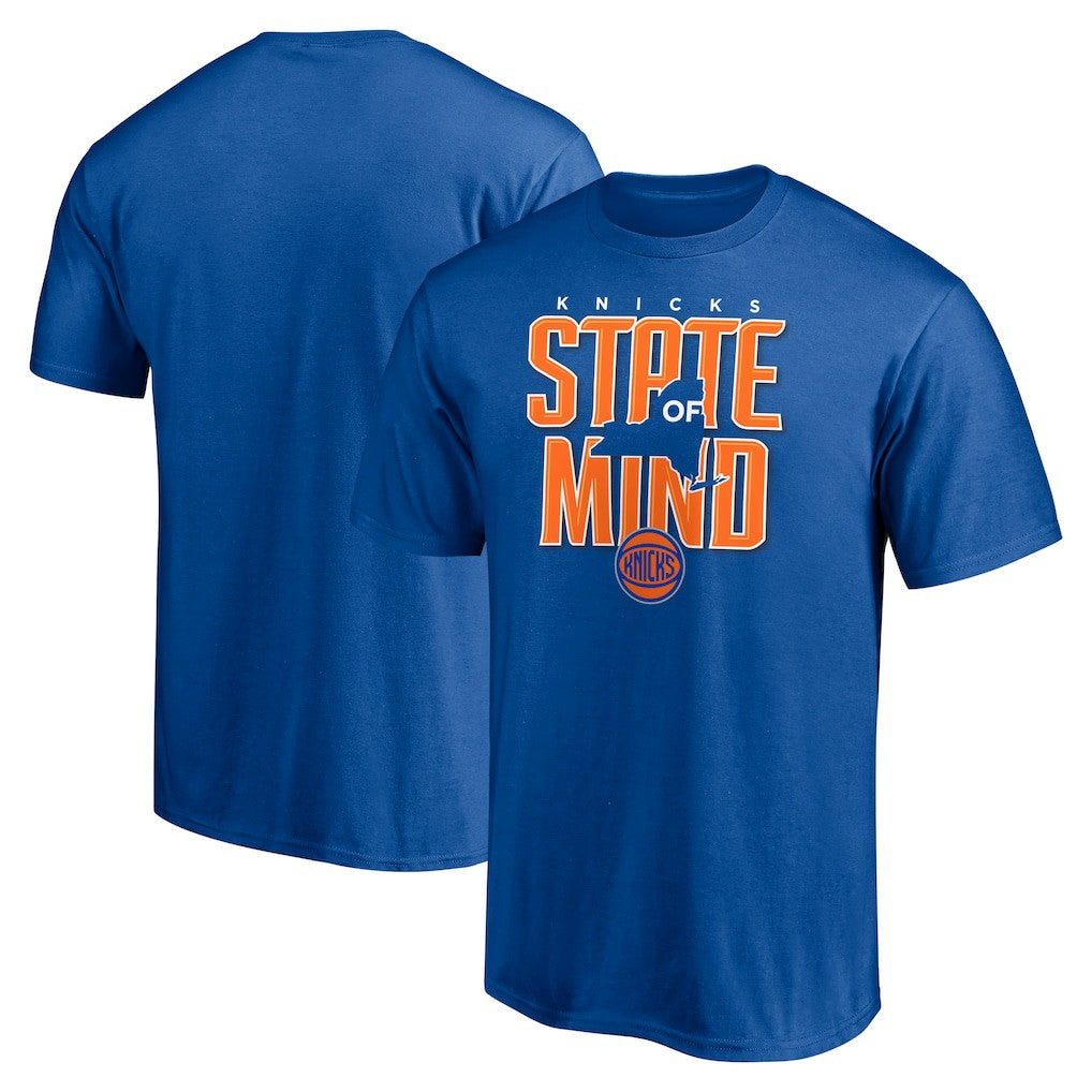 New York Knicks Push Ahead T-Shirt Blue