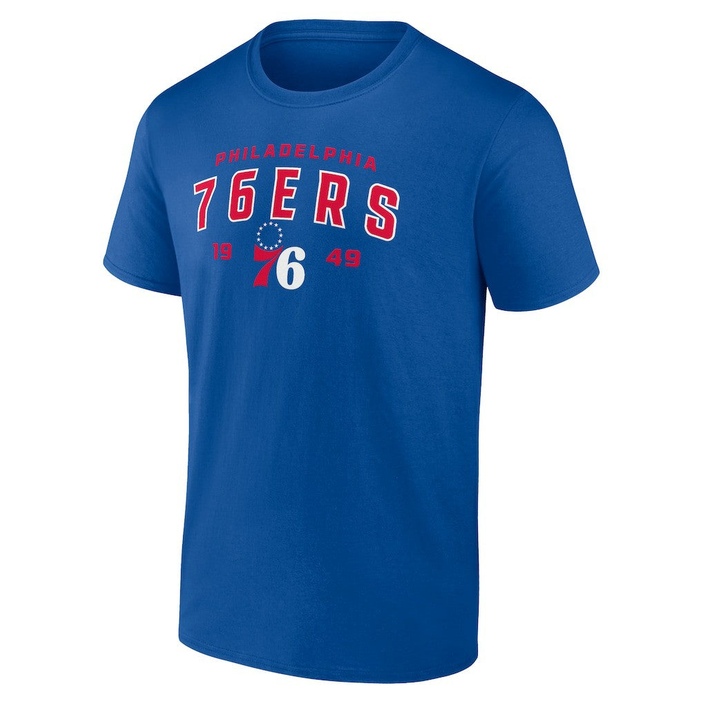 Philadelphia 76ers Rebel Logo T-Shirt Royal