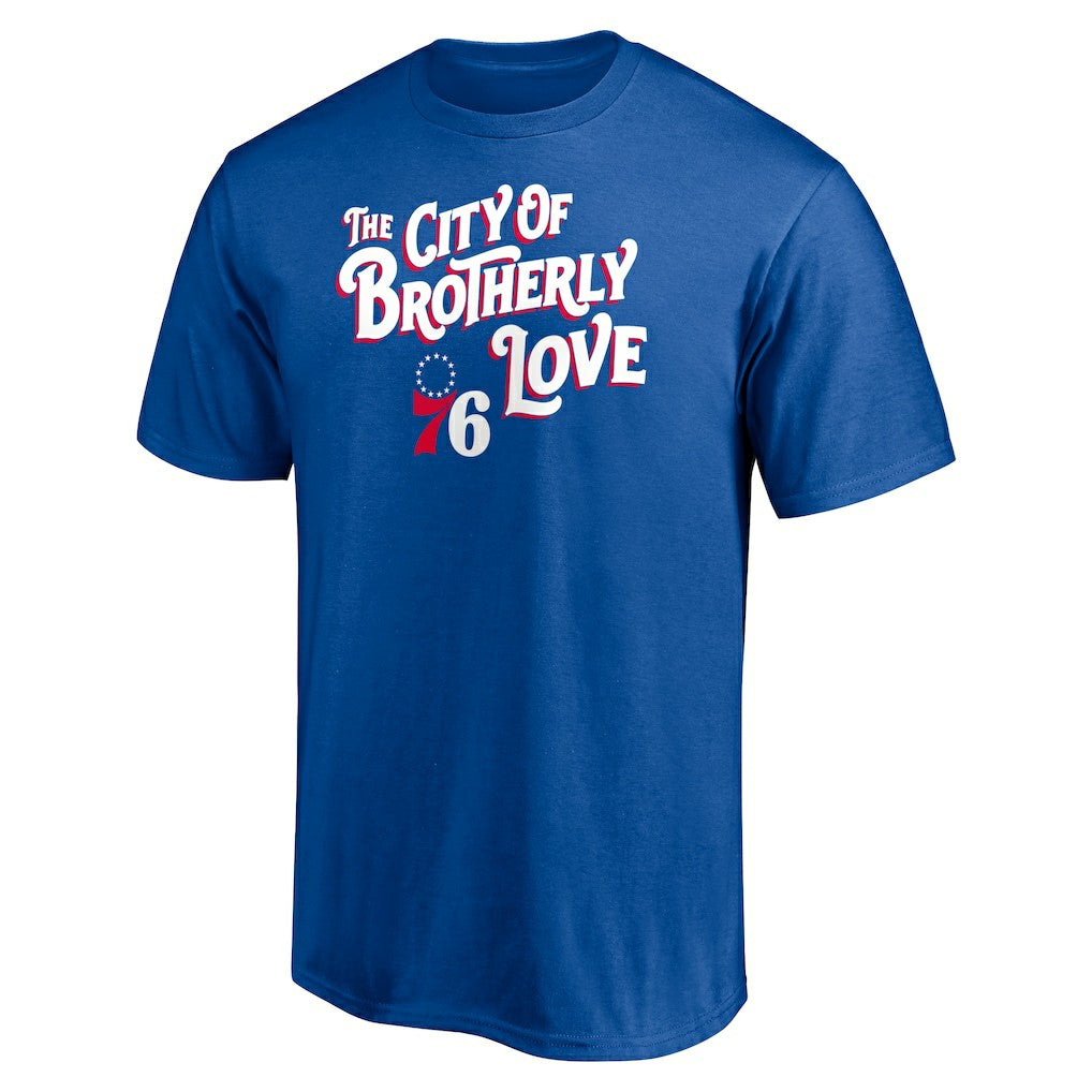 Philadelphia 76ers Push Ahead T-Shirt Royal